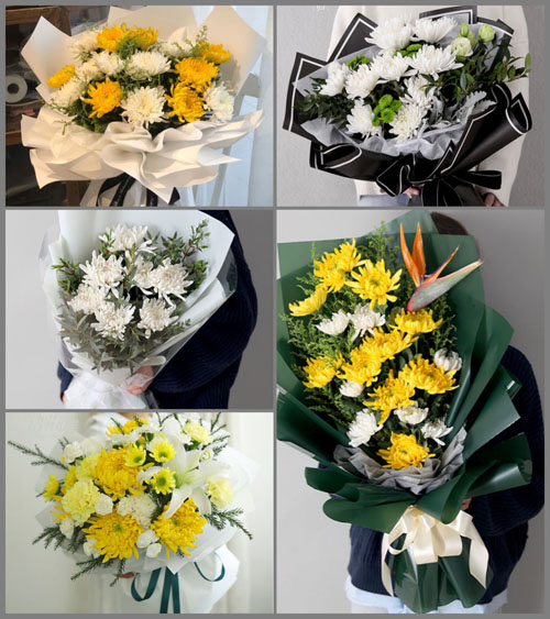 四川达州万源市罗文镇白事花束代送